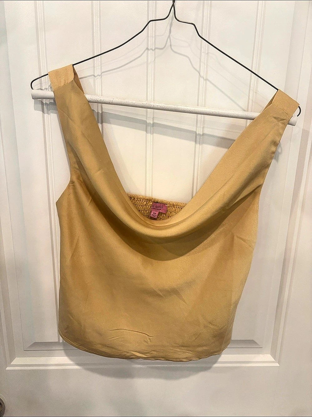 m ami Scoop Neck Tank Top in Brown Size XS
